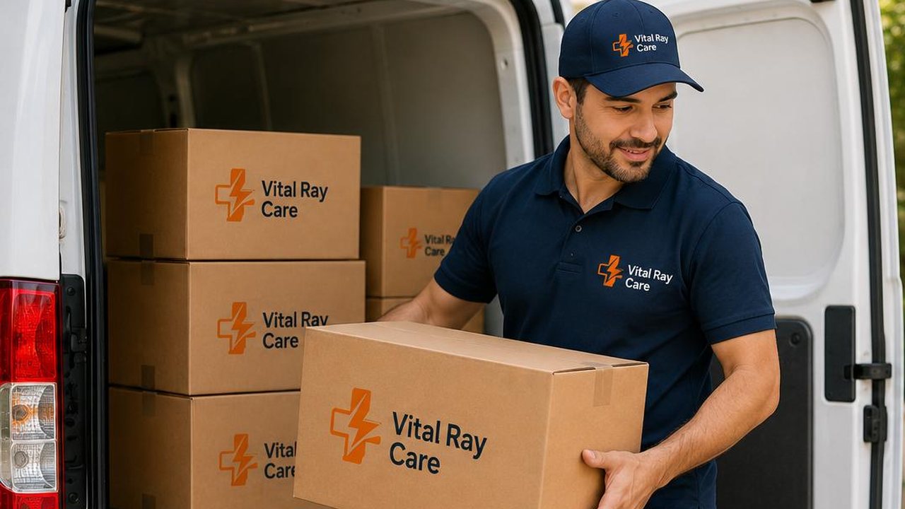 Despacho de insumos Vital Ray Care a domicilio
